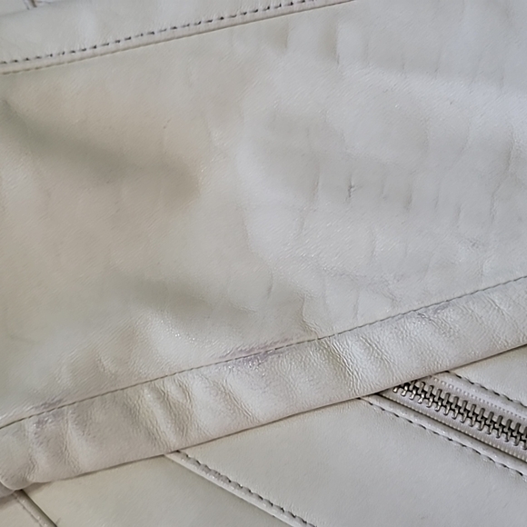 Andrew Mark Leather Coyote Fur Jacket Size  XS - Picture 15 of 16